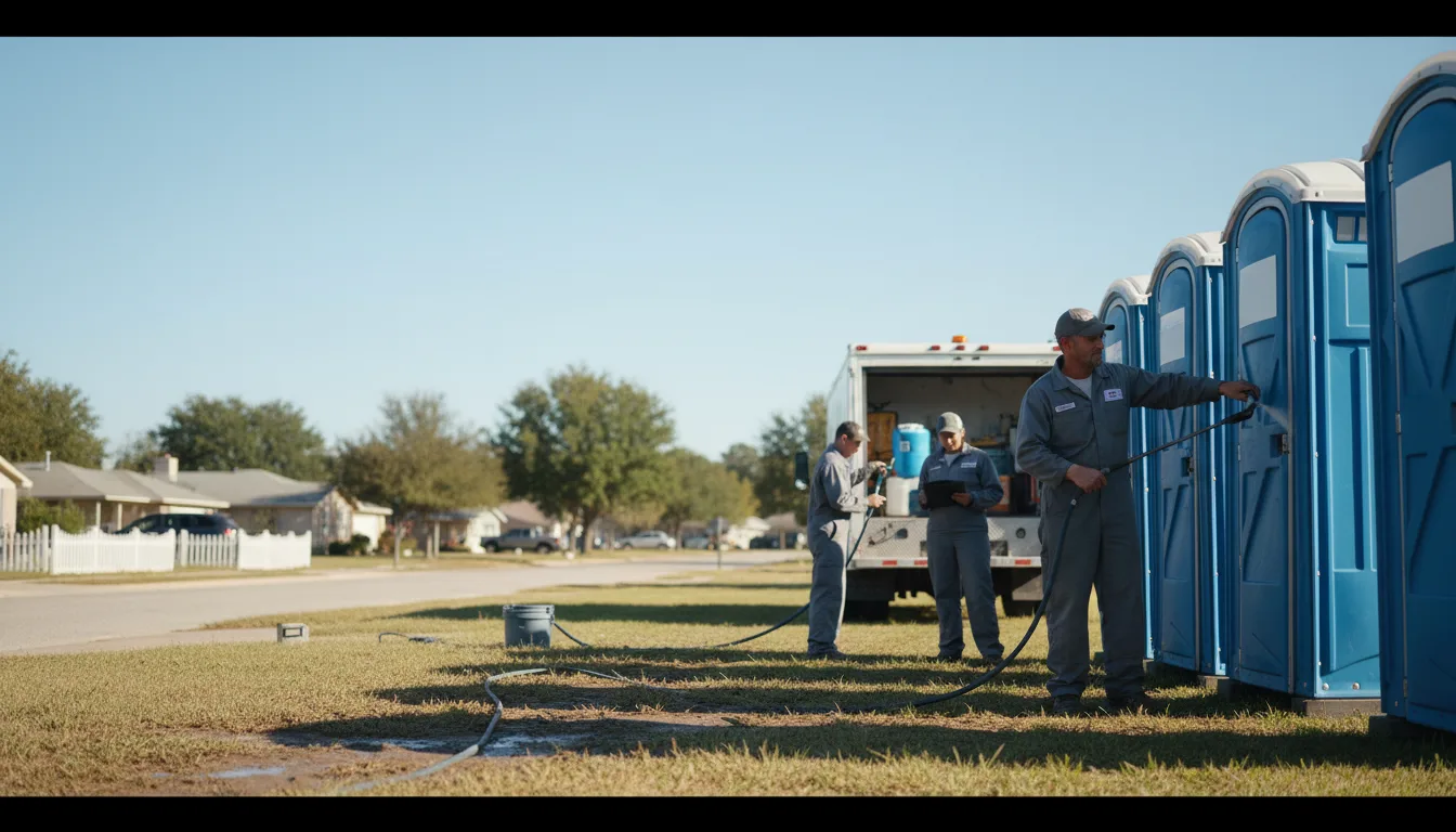 Long-Term Portable Toilet Rental in Weir, TX near me